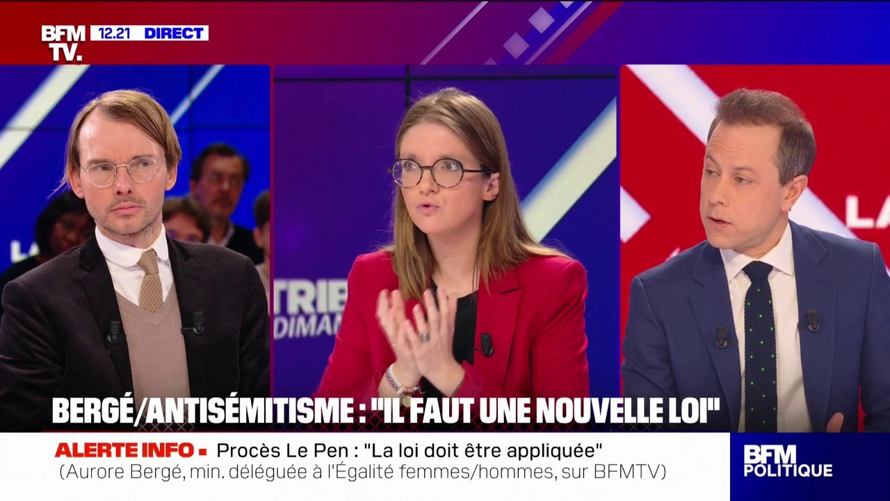 Aurore Bergé veut une nouvelle loi sur l'antisémitisme en France