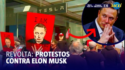 Tesla sob pressão: Protestos se espalham após polêmicas de Musk