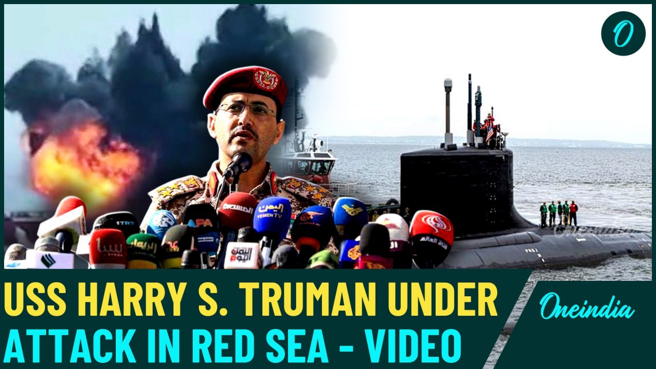 Houthis Strike U.S. Aircraft Carrier USS Harry S. Truman in Red Sea – Explosive Attack Caught on Cam