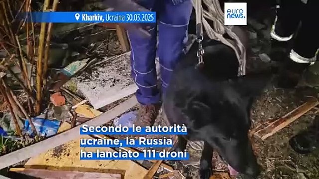 Ucraina, due morti e oltre 30 feriti a Kharkiv dopo gli attacchi notturni di droni russi