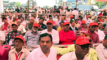 #GUJARAT CM BHUEPNDRA PATEL FLAGS OFF CHETICHAND PROCESSION FROM #NARODA #AHMEDABAD