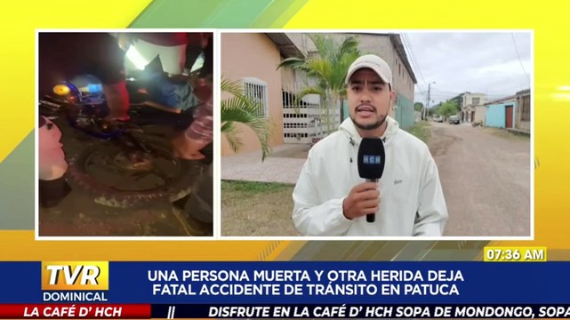 Una persona muerta y otra gravemente herida deja fuerte accidente entre dos motocicletas en Patuca