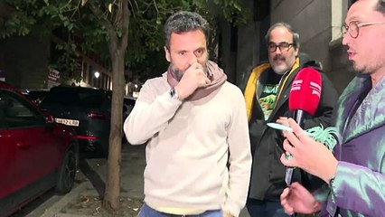 Sara Carbonero y su novio, José Luis Cabrera, pasean su amor por las calles de Madrid