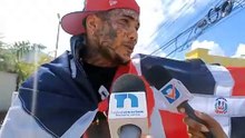 Manifestantes llegan temprano a Friusa para marcha pacífica convocada por la Antigua Orden Dominicana