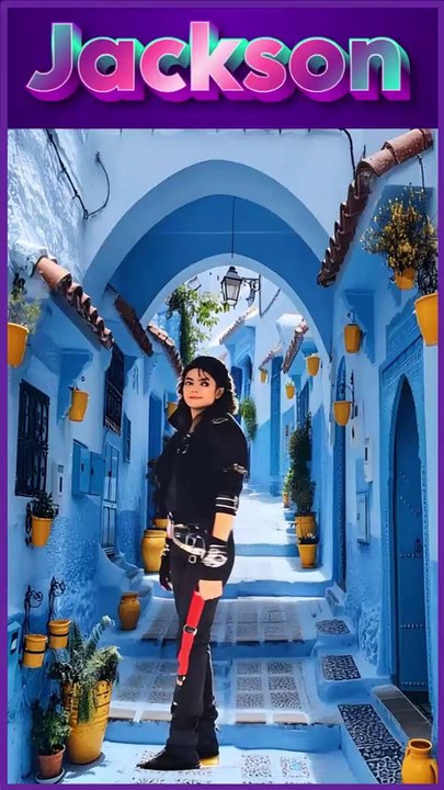 dancing _Michael Jackson's Dance _In Chefchaouen