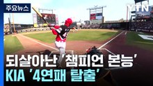 '챔피언 본능' 깨운 위즈덤· 조상우...KIA '4연패 탈출' / YTN