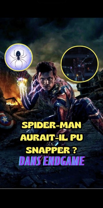 Spider-Man aurait-il pu claquer des doigts ? #endgame #avengersendgame #spidermannowayhome #marvel #mcu #tonystark #hulk #tomholland #marvelrivals #fyp #pourtoi