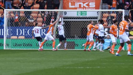 Blackpool v Bolton match highlights from Bloomfield Road