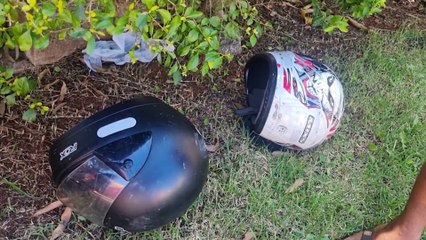 Motociclistas sofrem grave acidente de trânsito no Cancelli