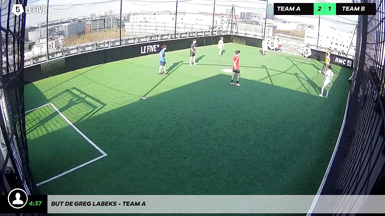 But de Greg Labeks - Team A