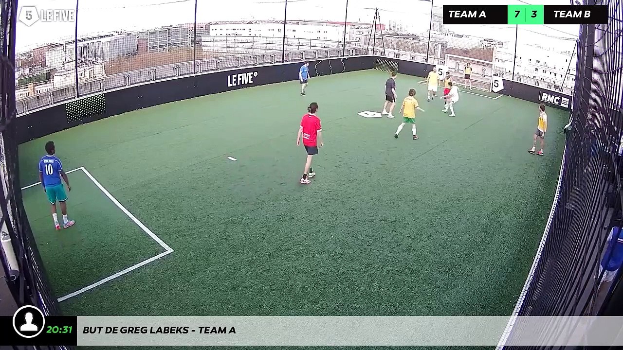 But de Greg Labeks - Team A
