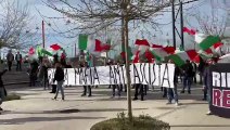 Reggio Emilia, il presidio dei patrioti in piazzale Europa
