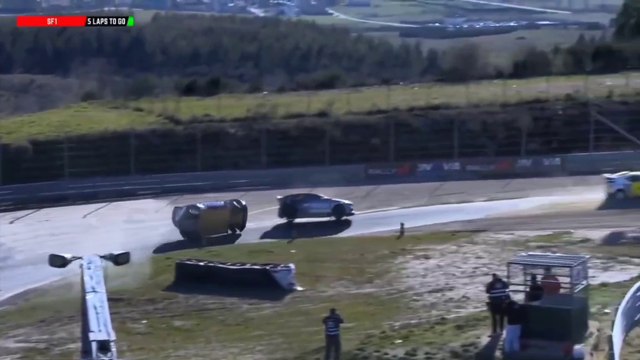 RallyX 2025 Montalegre 2 Semi Final 2 Beaucle Foust Crash Roll