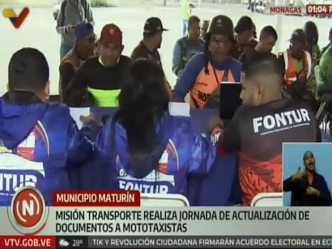 Monagas | Jornada de Misión Transporte favorece a mototaxistas del municipio Maturín