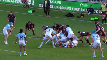 TOP 14 - Essai de Arnaud ERBINARTEGARAY (AB) - Aviron Bayonnais - LOU Rugby