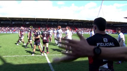 TOP 14 - Essai de Ange CAPUOZZO (ST) - Stade Toulousain - USA Perpignan