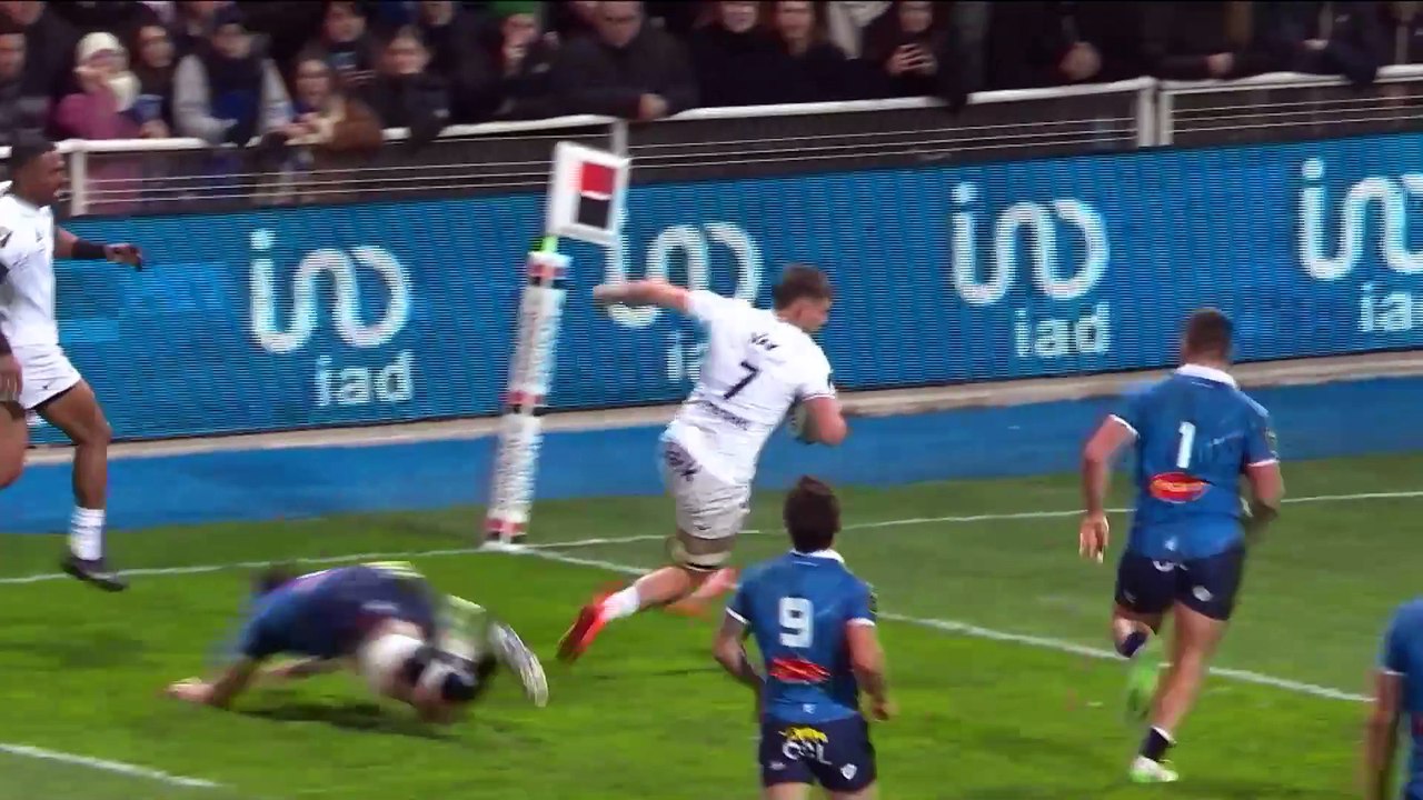 TOP 14 - Essai de Jules COULON (RCT) - Castres Olympique - RC Toulon
