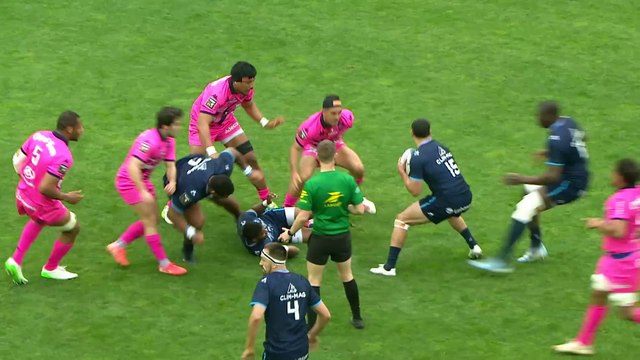 TOP 14 - Essai de Tanginoa HALAIFONUA (SFP) - Montpellier Hérault Rugby - Stade Français Paris