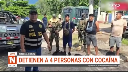 INTER  COCAÍNA CAMUFLADA EN VEHICULO