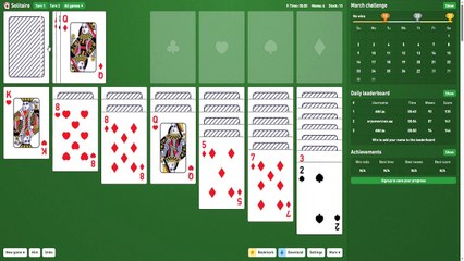 (Full Gameplay) online solitaire [1080p] - No Commentary