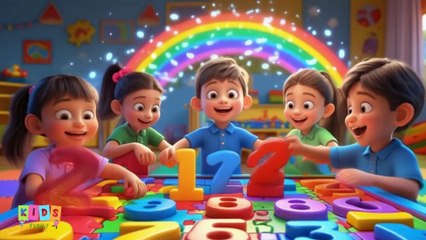 123 Numbers Song for Kids | Learn to Count with Cute Animation | Fun Educational Video