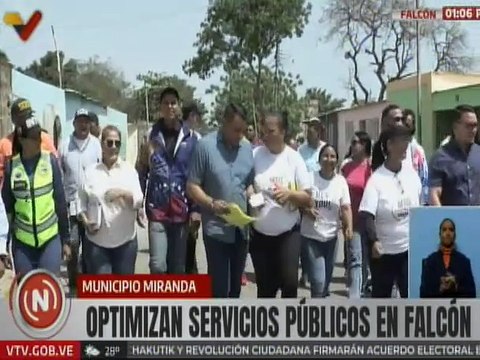 Falcón | Comunidades son beneficiadas con jornada de servicios públicos en el municipio Miranda