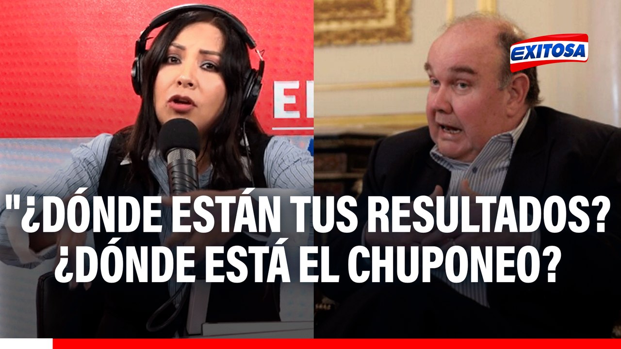 Cecilia García a López Aliaga: "¿Dónde están los resultados? Queremos que caigan los extorsionadores"