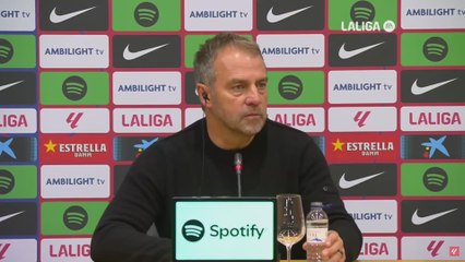 Flick encantado con el hambre de gol y la mentalidad ofensiva de su equipo