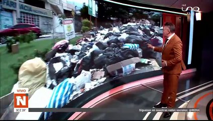 CBBA ¿CIUDAD BASURA PROTESTA IMPIDE LLEVAR RESIDUOS A KARA KARA