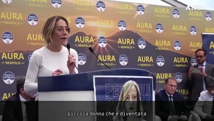 Arianna Meloni: "Una piccola donna ha risvegliato un popolo"