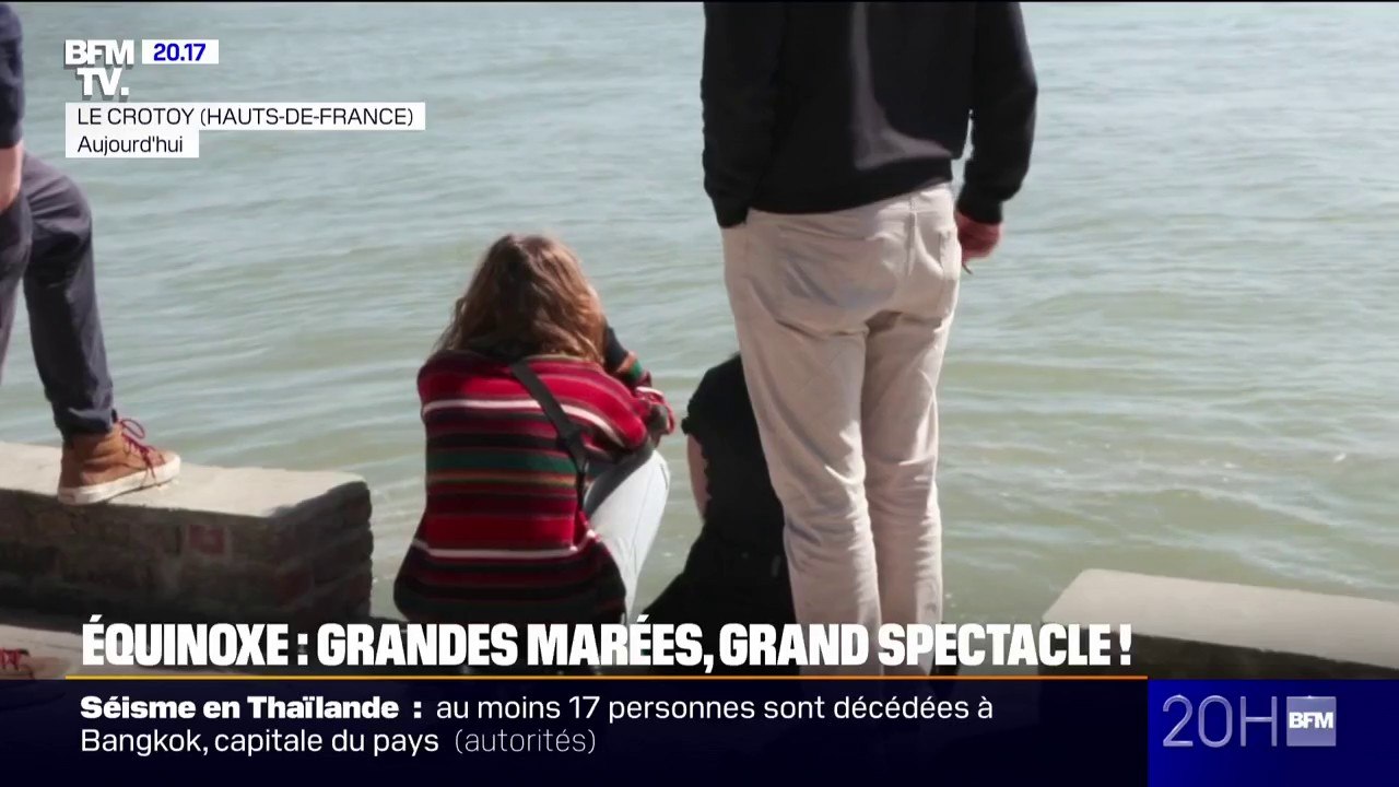 C'est un spectacle qui attire toujours les spectateurs: les marées d'équinoxe