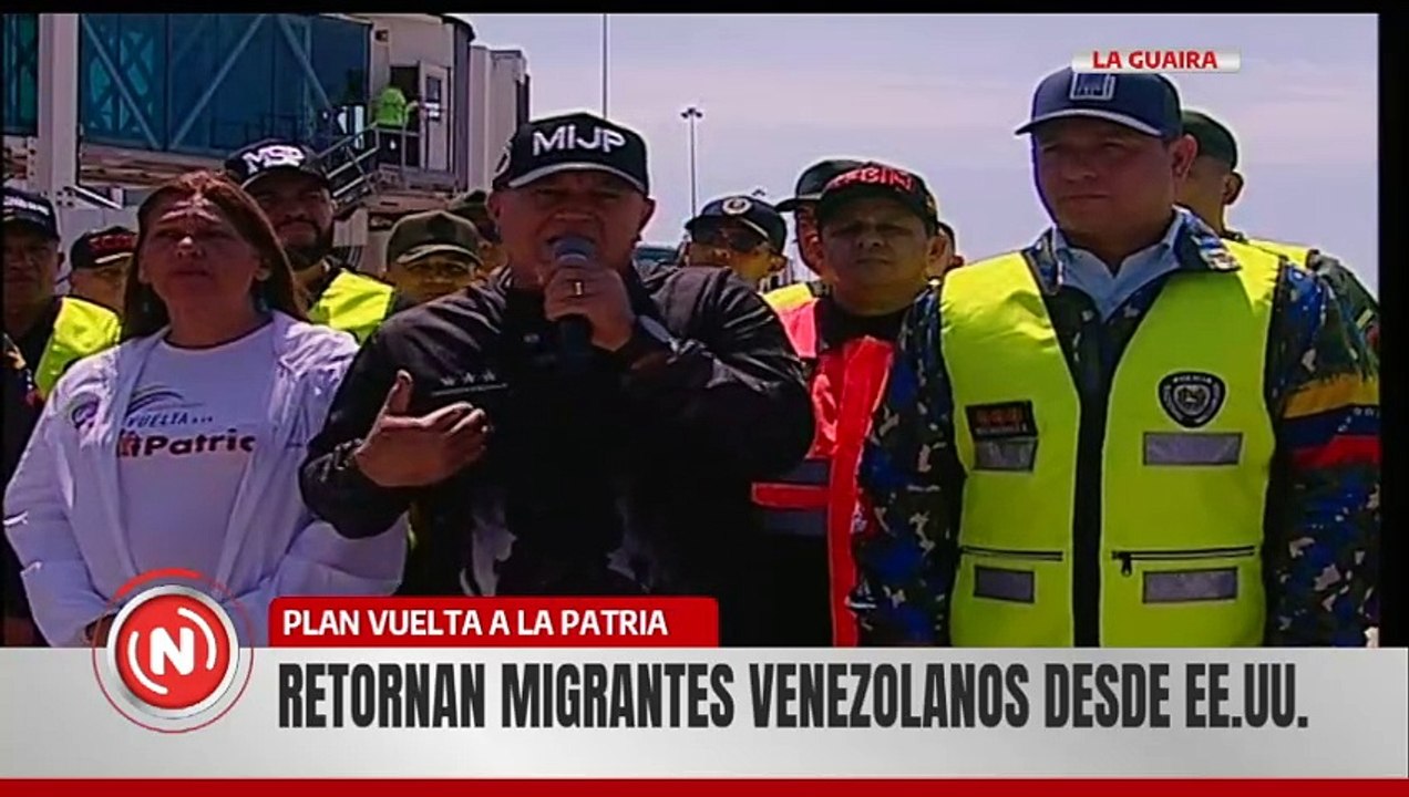 Arriban al país 175 migrantes venezolanos provenientes de EE. UU. gracias al Plan Vuelta a la Patria