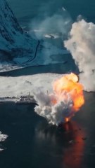 Un cohete alemán explota 40 segundos después del despegue