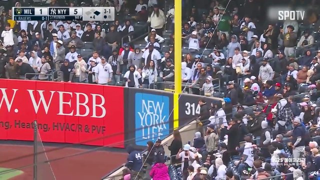 스포츠중계 빠른티비 [MLB] 밀워키 vs 뉴욕 양키스 하이라이트 2025.03.31 (월) 0235