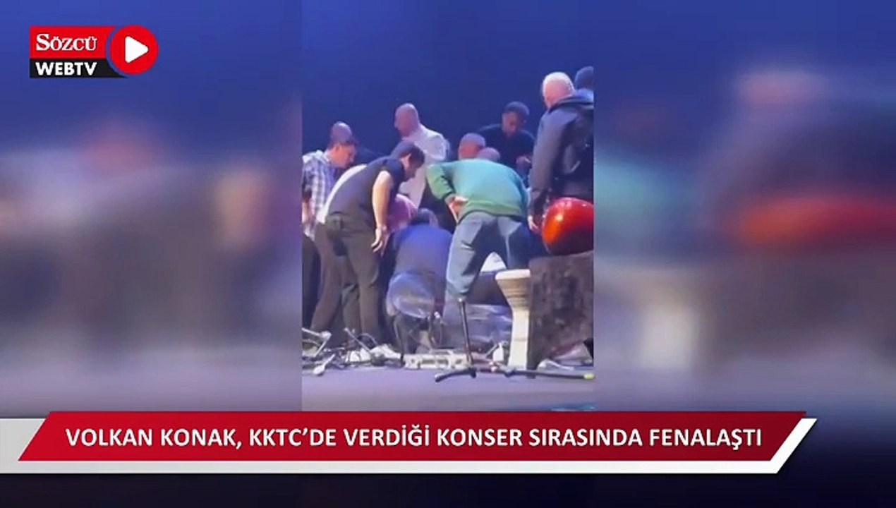 Usta sanatçı Volkan Konak endişelendirdi! Sahnede fenalaştı, hastaneye kaldırıldı