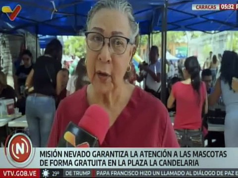 Caracas | Misión Nevado ofrece jornada gratuita de atención para mascotas en plaza La Candelaria