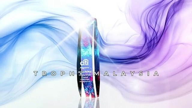 Citi Bank Crystal Trophies at Trophy-World Malaysia | Custom Trophies & Plaques Supplier