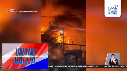 BFP – 2, sugatan sa sunog sa Brgy. 818, Sta. Ana; 5 bahay, natupok | Unang Balita