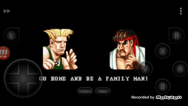Street Fighter II Turbo: Hyper Fighting Guile vs Ryu luta completa