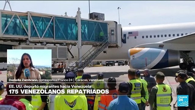 Informe desde Caracas: 175 venezolanos regresan a su país deportados desde EE. UU.