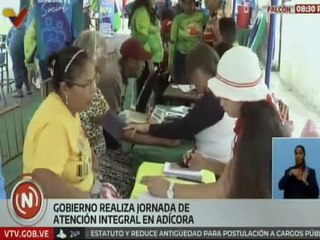 Gobierno de Falcón realiza jornada de salud integral en la parroquia Adícora