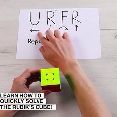 Easiest solve for Rubik's Cube! 🙌💯
