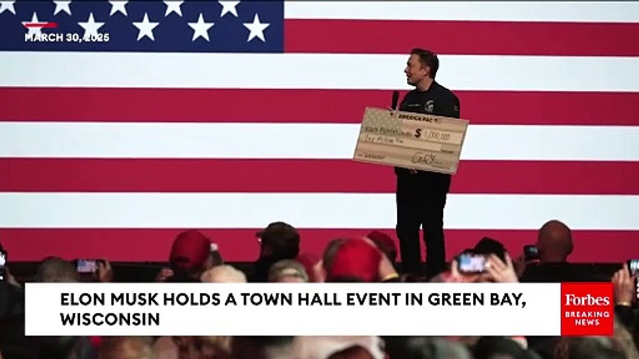 BREAKING NEWS: Elon Musk Hands Out $1 Million Checks At Town Hall Event ...