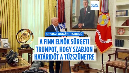 A finn elnök határidőt javasolt Trumpnak az orosz-ukrán tűzszünet megkötésére