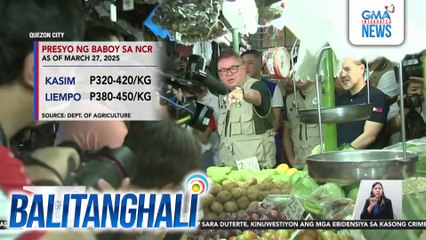Dept. of Agriculture - Ilang pamilihan, hindi sumusunod sa pork MSRP; makikipagpulong sa mga nasa pork stakeholders para alamin ang problema | Balitanghali