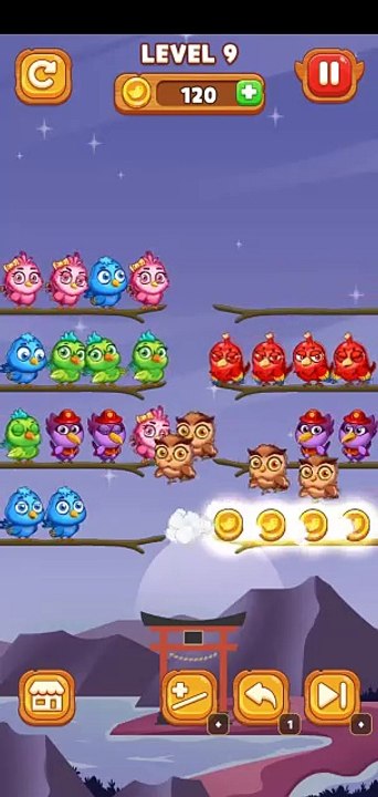 Puzzle game bird sort 2 color puzzle level 50.51.52.53.54.55.56.57.58.59.60.61.62.63.64.65.66.67.68.69.70.71.72.