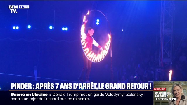Le cirque Pinder attire les foules, sept ans après sa dernière tournée