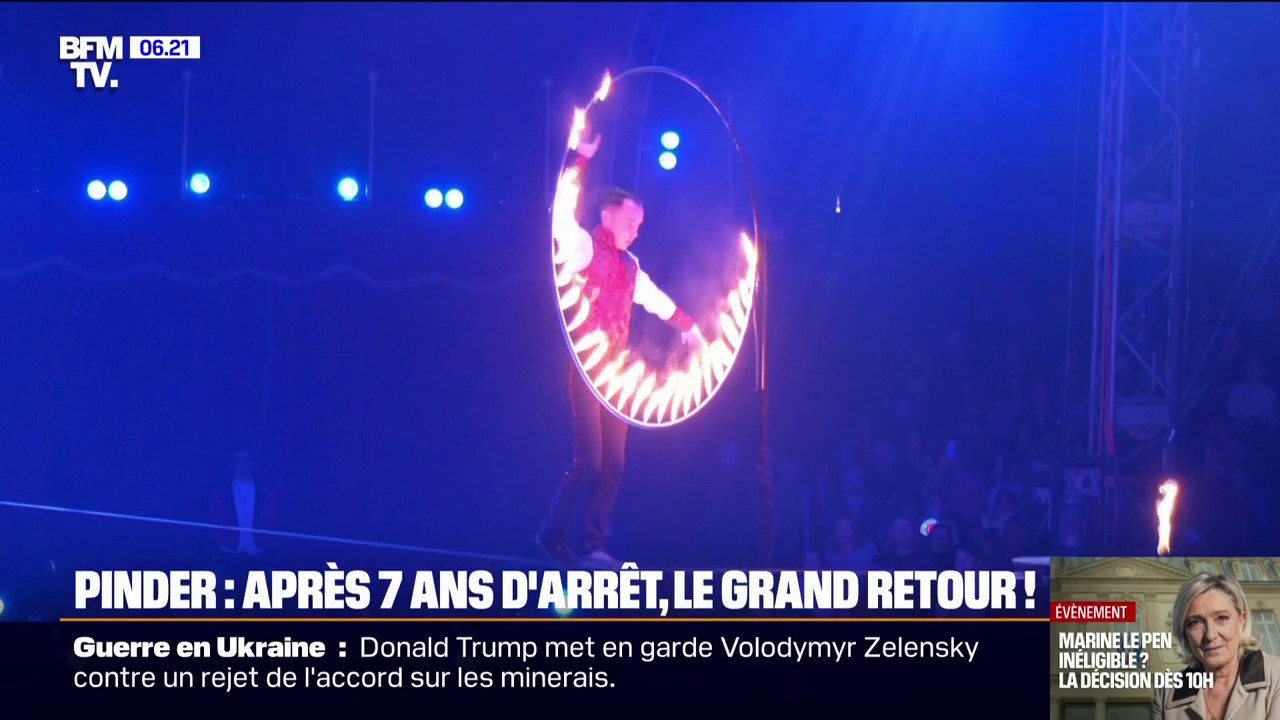 Le cirque Pinder attire les foules, sept ans après sa dernière tournée