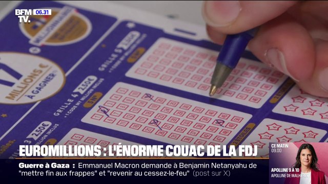 Un couac à la FDJ survient le soir du tirage de l'Euromillions
