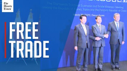 China, South Korea and Japan agree to strengthen free trade